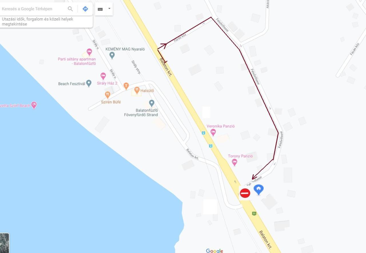Elizabeth Vendeghaz Balatonfuzfon A Strandnal Екстериор снимка